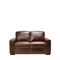 Ikon Leather Loveseat, Dark Brown