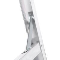 iKayaa Folding Aluminum Work Platform Hop Up Working Bench Step Ladder 225LB Capacity