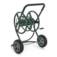 iKayaa 200 Feet Capacity Garden Hose Reel Cart Steel Frame 2 Wheel HHose Cart