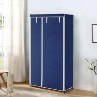 ikayaa portable fabric closet wardrobe cabinet storage organizer cloth ...