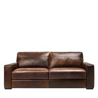 Ikon Leather Sofa, Dark Brown