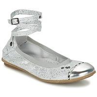 ikks emily girlss childrens shoes pumps ballerinas in silver