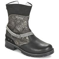 ikks roberta girlss childrens mid boots in black