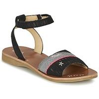 Ikks SHARON girls\'s Children\'s Sandals in black