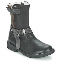 ikks meredith girlss childrens mid boots in black