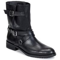 ikks temoli womens mid boots in black