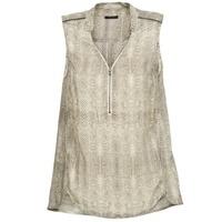 Ikks SACO women\'s Vest top in BEIGE