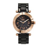 ikki watches watch daisy black rose gold black