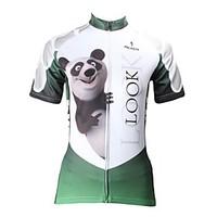 ILPALADINO Cycling Jersey Women\'s Short Sleeve Bike Jersey Tops Quick Dry Ultraviolet Resistant Breathable 100% Polyester Cartoon Animal
