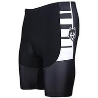 ILPALADINO Cycling Padded Shorts Men\'s Bike Padded Shorts/Chamois Shorts Bottoms Breathable Ultraviolet Resistant 3D Pad Polyester LYCRA