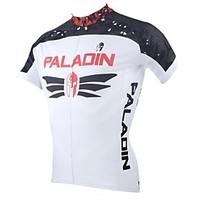 ILPALADINO Cycling Jersey Men\'s Short Sleeve Bike Jersey Tops Quick Dry Ultraviolet Resistant Breathable 100% Polyester PatchworkSpring