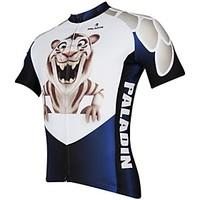 ILPALADINO Cycling Jersey Men\'s Short Sleeve Bike Jersey Tops Quick Dry Ultraviolet Resistant Breathable 100% Polyester Animal Cartoon