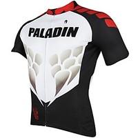 ILPALADINO Cycling Jersey Men\'s Short Sleeve Bike Jersey Tops Quick Dry Ultraviolet Resistant Breathable 100% Polyester StripeSpring