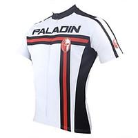 ILPALADINO Cycling Jersey Men\'s Short Sleeve Bike Jersey Tops Quick Dry Ultraviolet Resistant Breathable 100% Polyester Spring Summer
