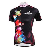 ILPALADINO Cycling Jersey Women\'s Short Sleeve Bike Jersey TopsQuick Dry Ultraviolet Resistant Breathable Compression Lightweight