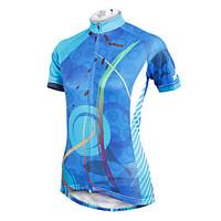 ILPALADINO Cycling Jersey Women\'s Short Sleeve Bike Jersey TopsQuick Dry Ultraviolet Resistant Breathable Lightweight Materials Back