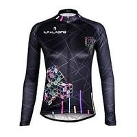 ILPALADINO Cycling Jersey Women\'s Long Sleeve Bike JerseyQuick Dry Ultraviolet Resistant Breathable Compression Lightweight Materials