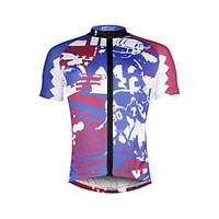 ILPALADINO Cycling Jersey Men\'s Short Sleeve Bike Jersey TopsQuick Dry Ultraviolet Resistant Breathable Soft Compression Lightweight