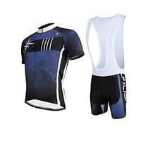ILPALADINO Cycling Jersey with Bib Shorts Men\'s Short Sleeve Bike Bib Shorts Jersey Clothing SuitsQuick Dry Ultraviolet Resistant