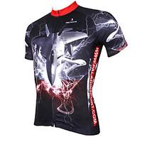 ILPALADINO Cycling Jersey Men\'s Short Sleeve Bike Jersey TopsQuick Dry Ultraviolet Resistant Breathable Lightweight Materials Back Pocket