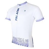 ILPALADINO Men\'s Short Sleeve Bike Jersey Tops Quick Dry Ultraviolet Resistant Breathable Terylene Spring SummerLeisure Sports