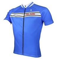 ILPALADINO Cycling Jersey Men\'s Short Sleeve Bike Jersey Tops Quick Dry Ultraviolet Resistant Breathable 100% Polyester Spring Summer