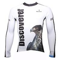 ILPALADINO Cycling Jersey Men\'s Long Sleeve Bike Tops Quick Dry Ultraviolet Resistant Breathable 100% Polyester AnimalSpring Summer