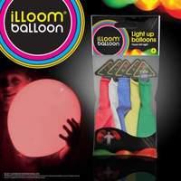 iLLoom Balloons - Fixed LED Light Up Balloon (5pk) MIXED