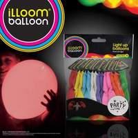 iLLoom Balloons - Fixed LED Light Up Balloon (15pk) PARTY TIME