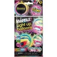 Illooms Light Up Balloons Marble 5pk