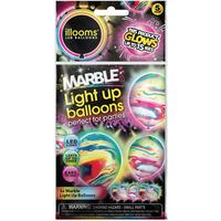 illooms light up balloons marble 5pk