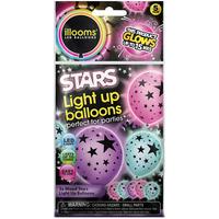 Illooms Light Up Balloons Stars 5pk