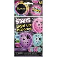 illooms light up balloons stars 5pk