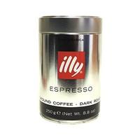 Illy - Espresso - Ground Coffee Dark Roast - 250g (Case of 6)