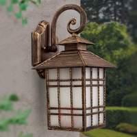 Ilka Outside Wall Light Traditional Lantern Shape