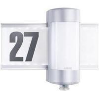 Illuminated house number (+ motion detector) HV halogen G9 80 W Steinel L 270 S 647810 Aluminium