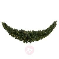 illuminated led garland ottawa swag 15m