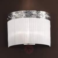 Ilan Wall Light with Old Silver Decorations