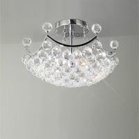 il30035 cesto 4 light semi flush crystal ceiling lamp