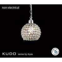 IL60004 Kudo Chrome And Crystal Non-Electric Pendant