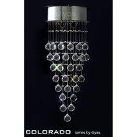 il30786 colorado 2 light crystal wall lamp