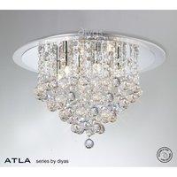 IL30009 Transparent 6 Light Ceiling Light