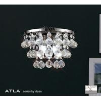 IL30014 Atla 2 Light Chrome Wall Bracket