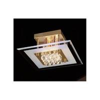 il32023 delmar 4 light gold and crystal flush ceiling lamp