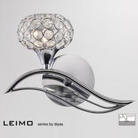 IL30951-L Leimo 1 Light Left Handed Chrome Wall Light