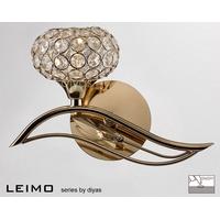 il30961 l leimo 1 light left handed french gold wall light