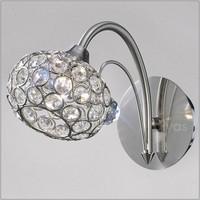 IL30931 Cara Satin Nickel 1 Light Wall Lamp