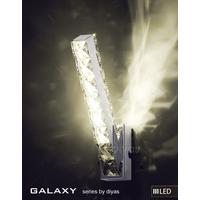 IL80031 Galaxy LED 6 Light Chrome & Crystal Wall Light