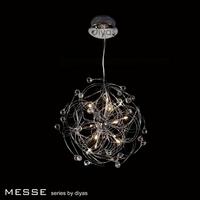 IL30170 Messe 12 Chrome And Crystal Ceiling Pendant