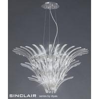 IL50445 Sinclair 12 Light Polished Chrome Ceiling Pendant
